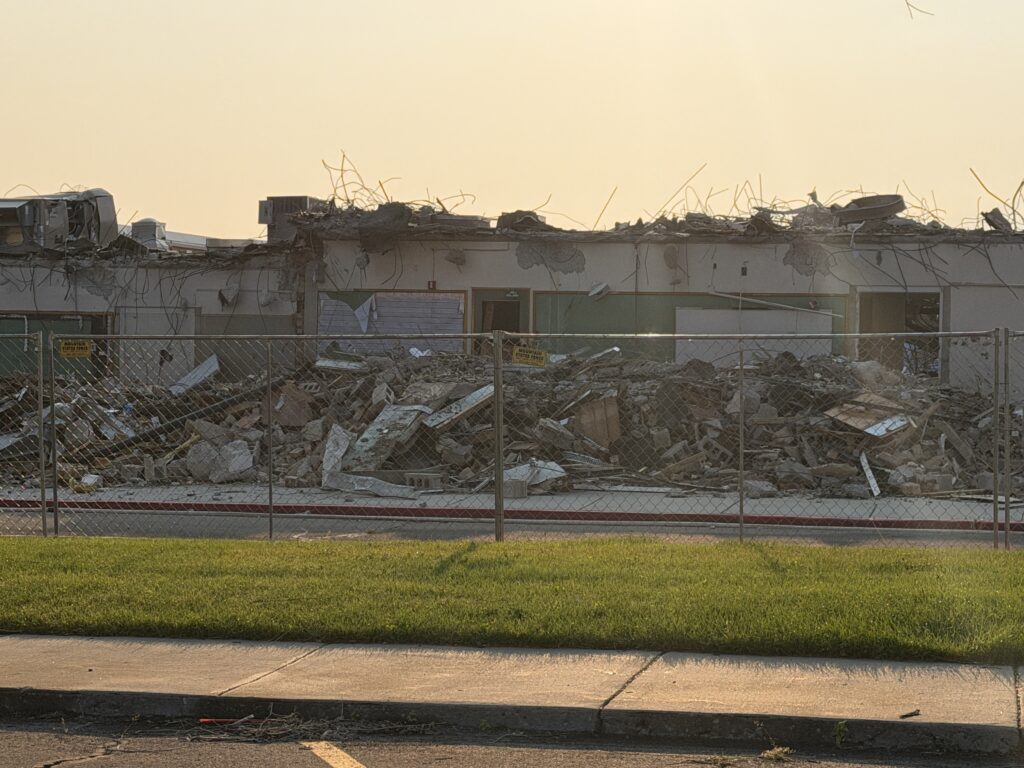 West Kearns Elementary being demolished